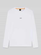 Regular fit shirt met lange mouwen van katoenmix, model 'TCHARK'