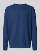 Regular fit shirt met lange mouwen van katoenmix