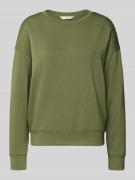 Sweatshirt van viscosemix met ronde hals, model 'Ima'