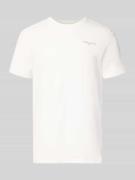 Slim fit T-shirt van puur katoen