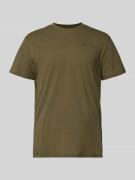 Slim fit T-shirt van puur katoen