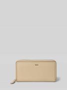 Portemonnee van echt runderleer, model 'LENAH ZIPAROUND'