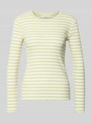 Slim fit shirt met lange mouwen van biologische katoenmix, model 'ANNA...