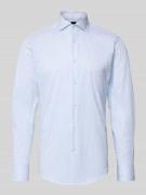 Slim fit zakelijk overhemd van katoenmix, model 'HANK'