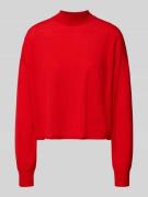 Oversized gebreide pullover met opstaande kraag, model 'MATHISA'