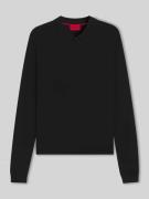 Slim fit gebreid poloshirt van viscosemix, model 'SAN PIPPO-CV'