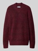Gebreide pullover met V-hals, model 'FLOYD'
