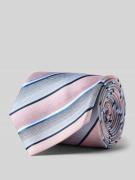 Stropdas van zijde met streepmotief (7 cm)