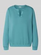 Regular fit sweatshirt met viscose