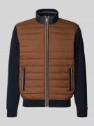 Sweatjack met labeldetail