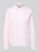 Overhemdblouse van katoen met streepmotief