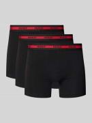 Boxershort met elastische logoband in een set van 3 stuks