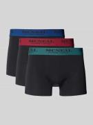 Boxershort met elastische band met logo in een set van 3 stuks