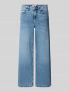 Wide fit jeans van katoenmix, model 'MADISON'