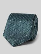 Stropdas van zijde in all-over look (7,5 cm)