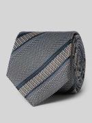 Stropdas van zijde in all-over look (7,5 cm)