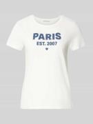 Regular fit T-shirt van puur katoen