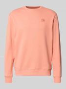Sweatshirt met labeldetail