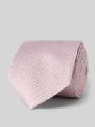 Stropdas van zijde met structuurmotief (7,5 cm)