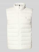 Regular fit gilet in doorgestikte look