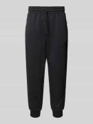 Sweatpants met logo en elastische band