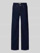 Wide fit jeans met 5-pocketmodel