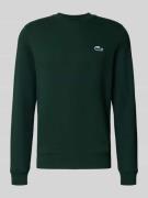 Regular fit sweatshirt van puur katoen