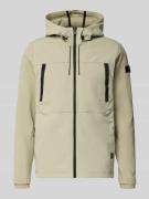 Regular fit sweatjack met ritszakken