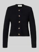 Gebreid jack met structuurmotief, model 'GASPARD'