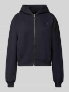 Sweatjack met labelstitching