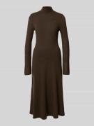 Regular fit vrijetijdsjurk van zuivere wol