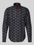 Slim fit vrijetijdsoverhemd van puur katoen, model 'ERMO'