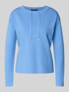 Gebreide pullover met tunnelkoord