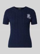 Gebreide pullover met ribboorden, model 'EYELAH'