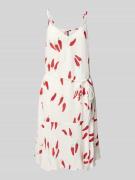 Uitlopende mini-jurk met verstelbare spaghettibandjes, model 'NYA'