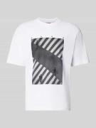 Slim fit T-shirt van puur katoen, model 'DODGER'