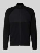 Regular fit gebreid jack van viscosemix, model 'TOUR HY'