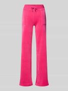 Low rise sweatpants met elastische band, model 'LAYLA'