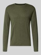 Gebreide pullover met ronde hals