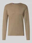 Gebreide pullover met ronde hals