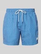 Zwembroek met all-over motief, model 'VIBE'