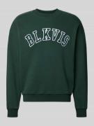 Sweatshirt met logo en ronde hals