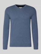 Gebreide pullover met V-hals