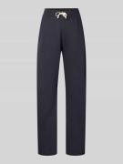 Joggingbroek met elastische band en tunnelkoord