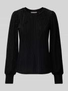 Regular fit blouse met ballonmouwen