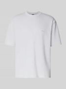 Regular fit T-shirt van katoenmix, model 'TE_HIVE'