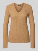 Gebreide pullover met kasjmier, model 'KIMBERLY'