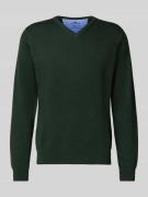 Gebreide pullover met logodetail