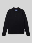 Regular fit poloshirt in gebreide look, model 'Bradfort'