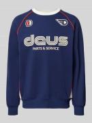 Sweatshirt met labelprint, model 'POWER SHIFT CREW'